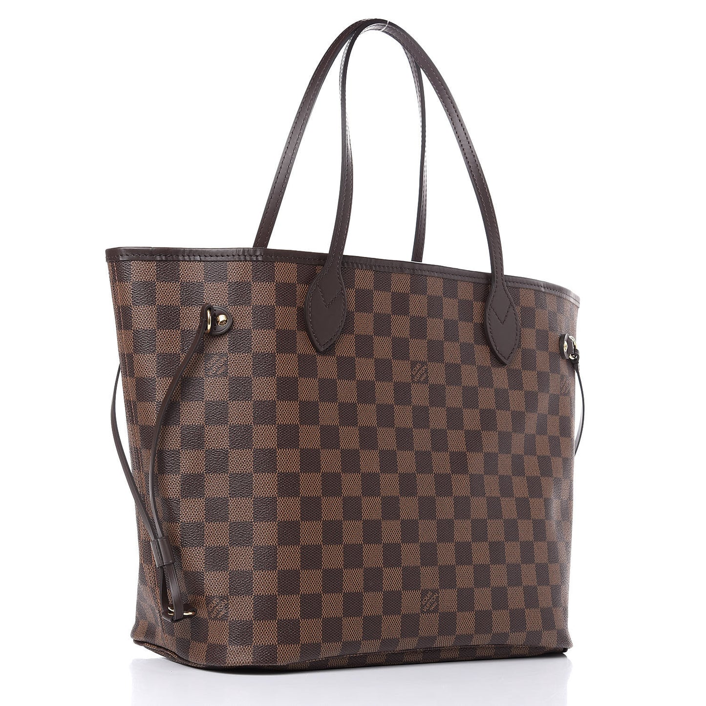 Damier Ebene Neo Neverfull MM Rose Ballerine