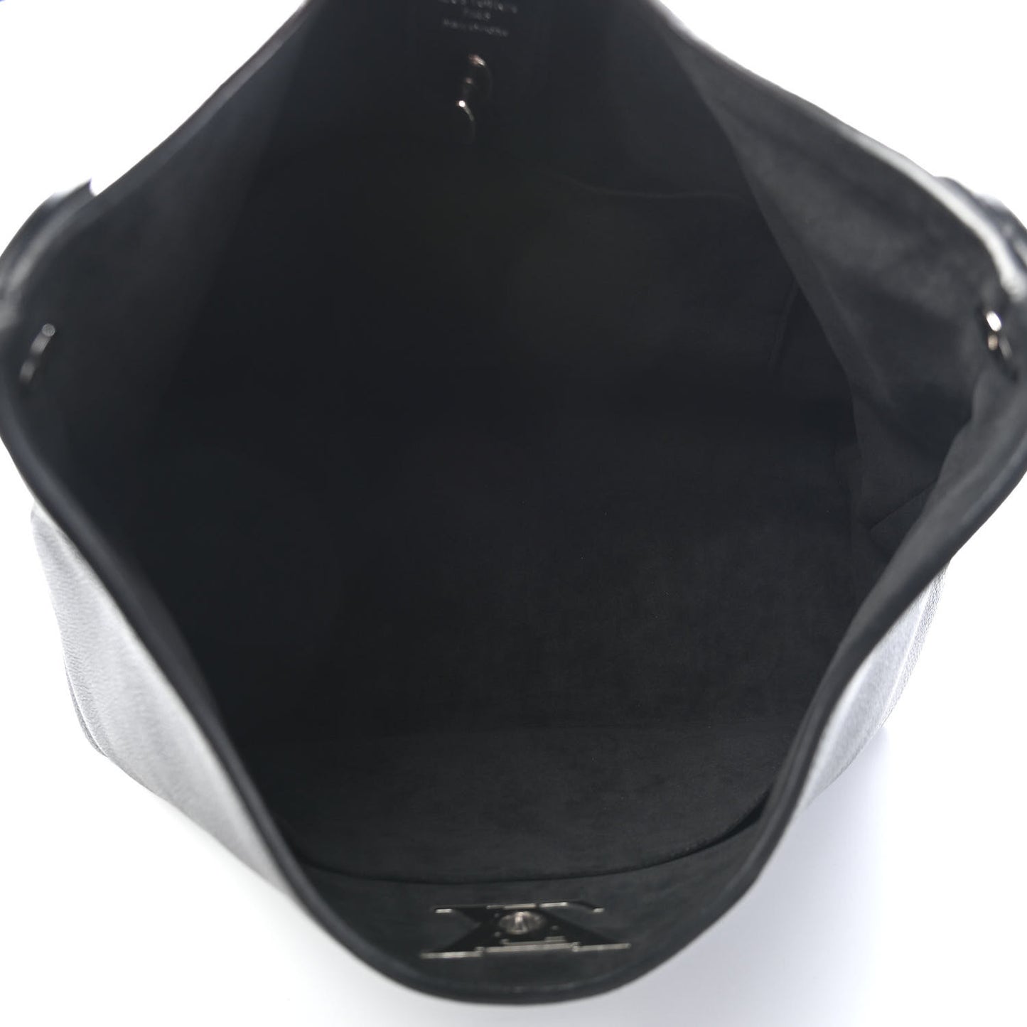 Calfskin Lockme Hobo Black