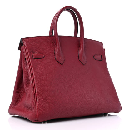 Hermes Togo Birkin 25 Rouge Grenat 3 of 14