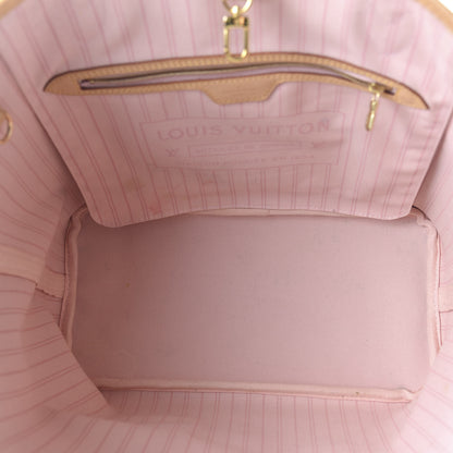 Louis Vuitton Damier Azur Neo Neverfull MM Rose Ballerine 5 of 10