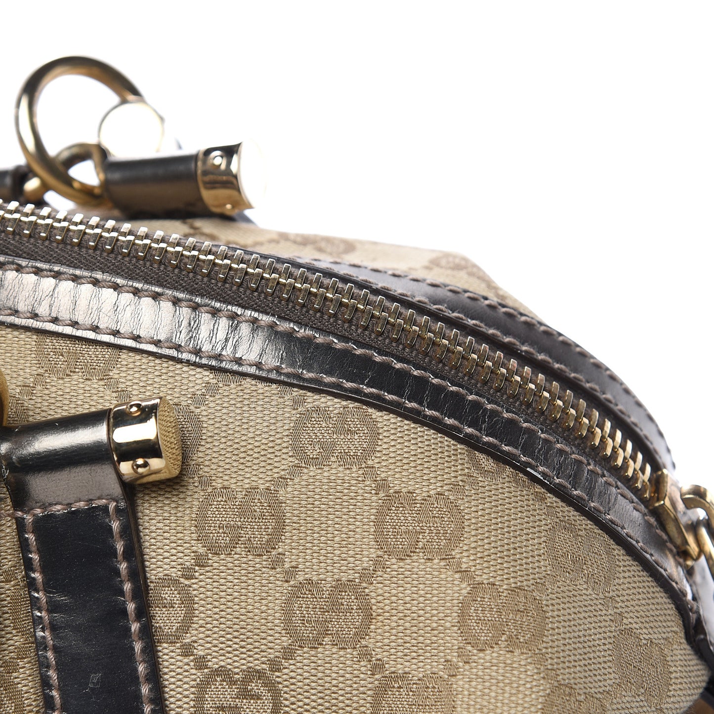 Monogram Pop Bamboo Top Handle Tote Pewter