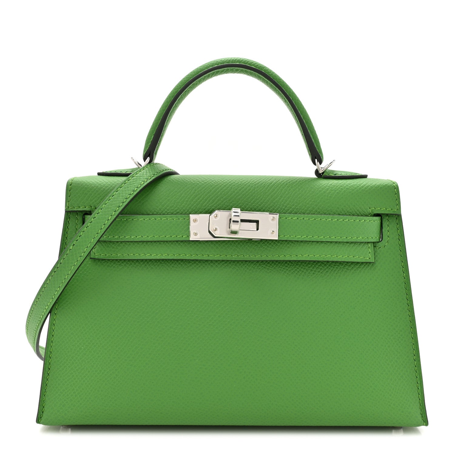 Hermes Epsom Mini Kelly Sellier 20 Vert Yucca 1 of 11
