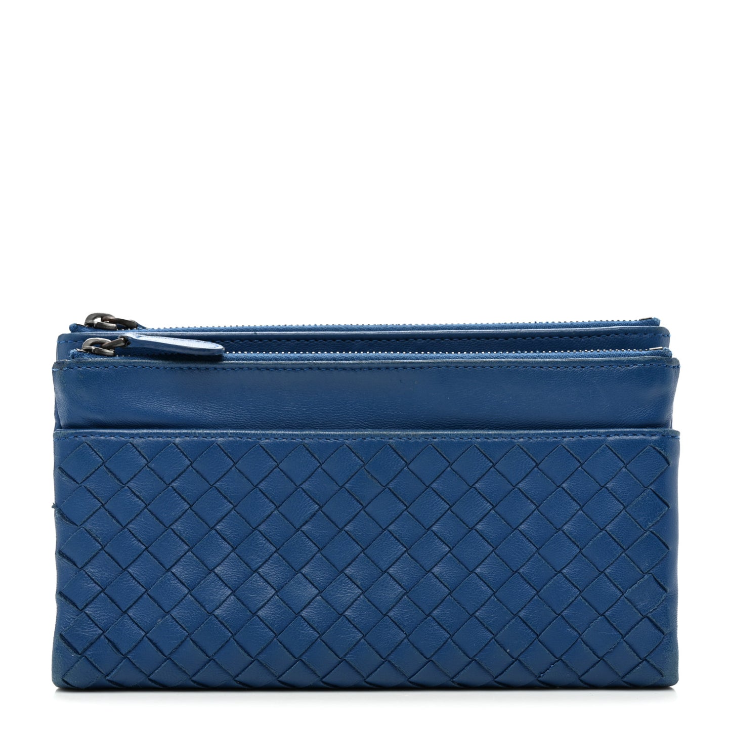 Nappa Intrecciato Fold Over Wallet Empire