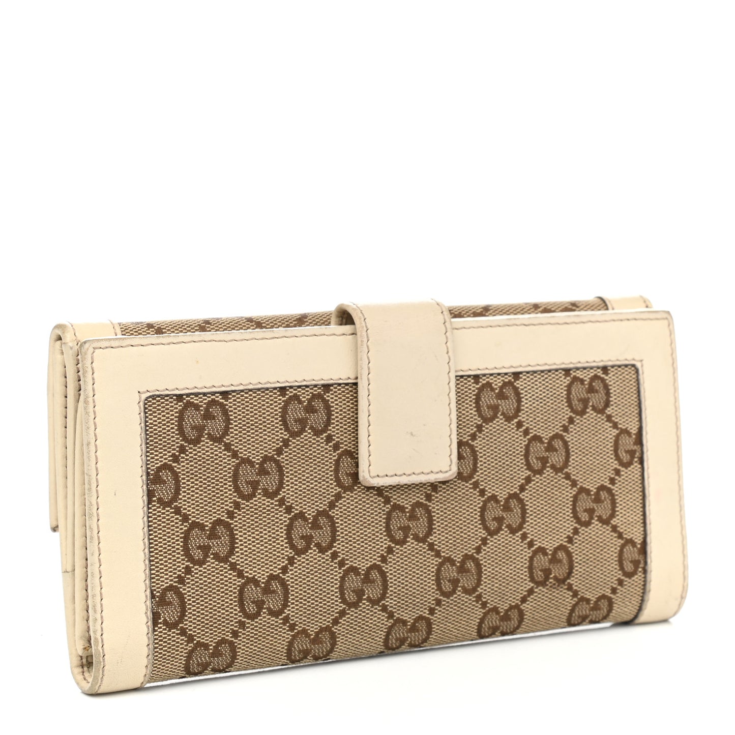 Monogram Continental Flap Wallet Off White