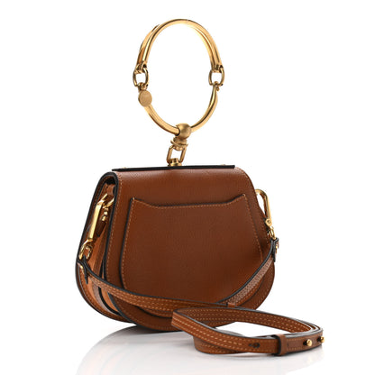 Chloe Calfskin Suede Small Nile Bracelet Bag Caramel 3 of 10