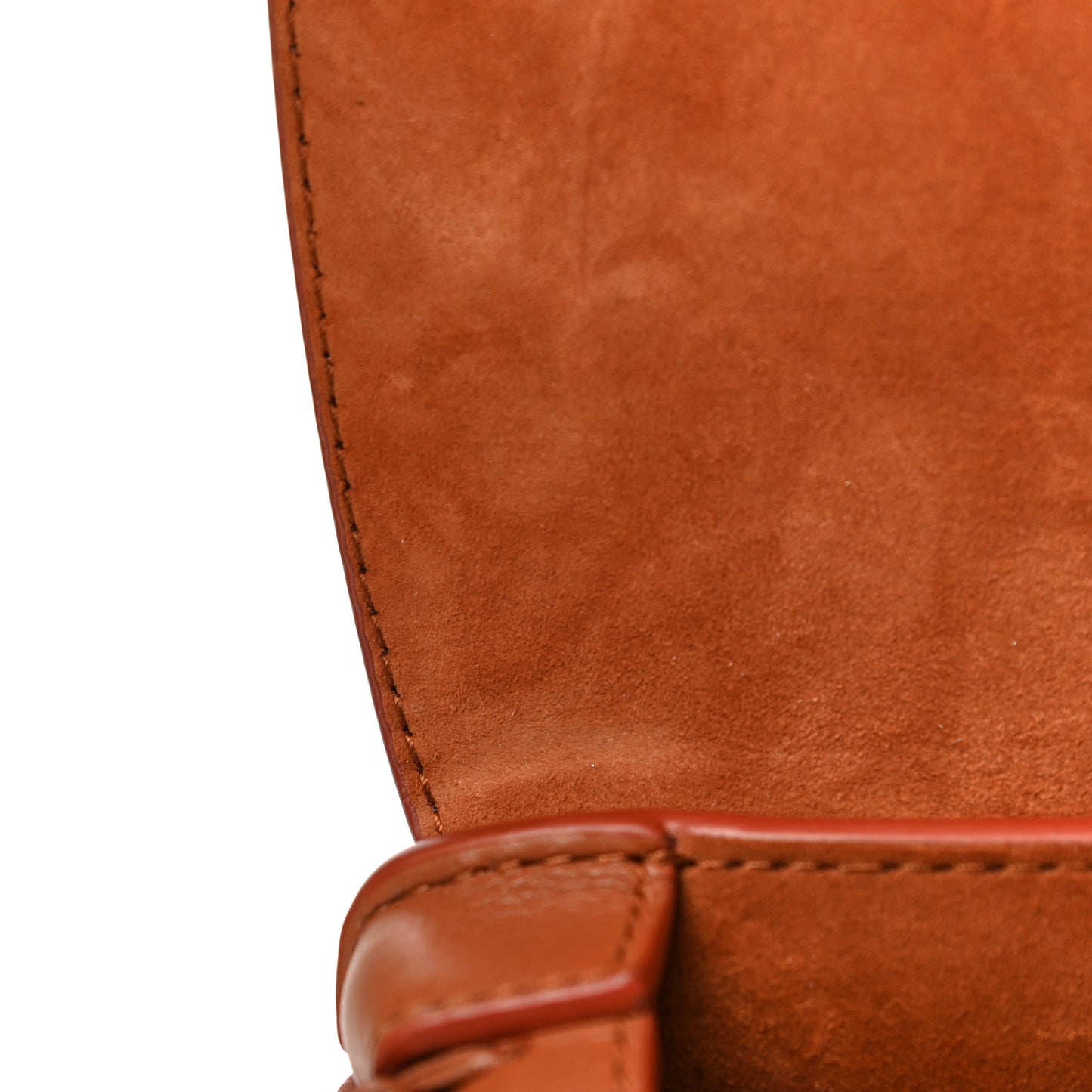 Grained Calfskin Medium Whipstitched Bobby Bag Dark Tan