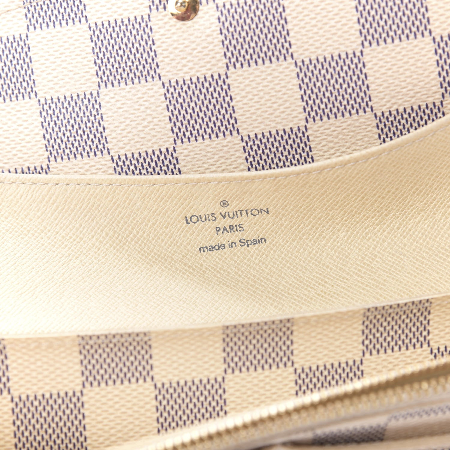 Louis Vuitton Damier Azur Emilie Wallet 9 of 10