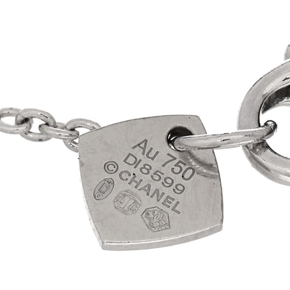 Chanel 18K White Gold Coco Crush Station Bracelet 3 of 4