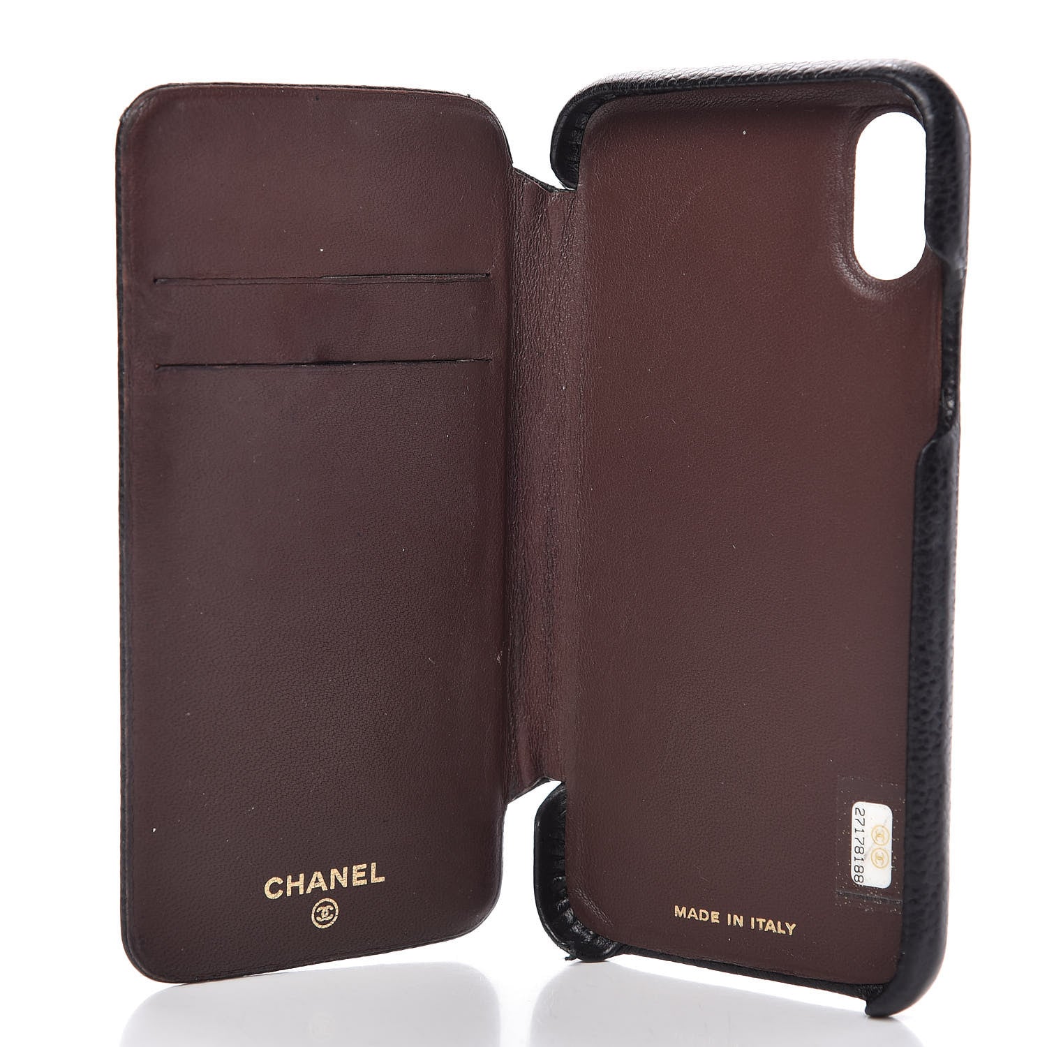 Chanel Caviar Quilted iPhone X Case Black 5 of 8