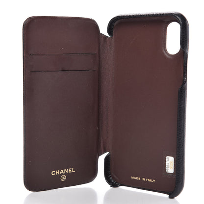 Chanel Caviar Quilted iPhone X Case Black 5 of 8