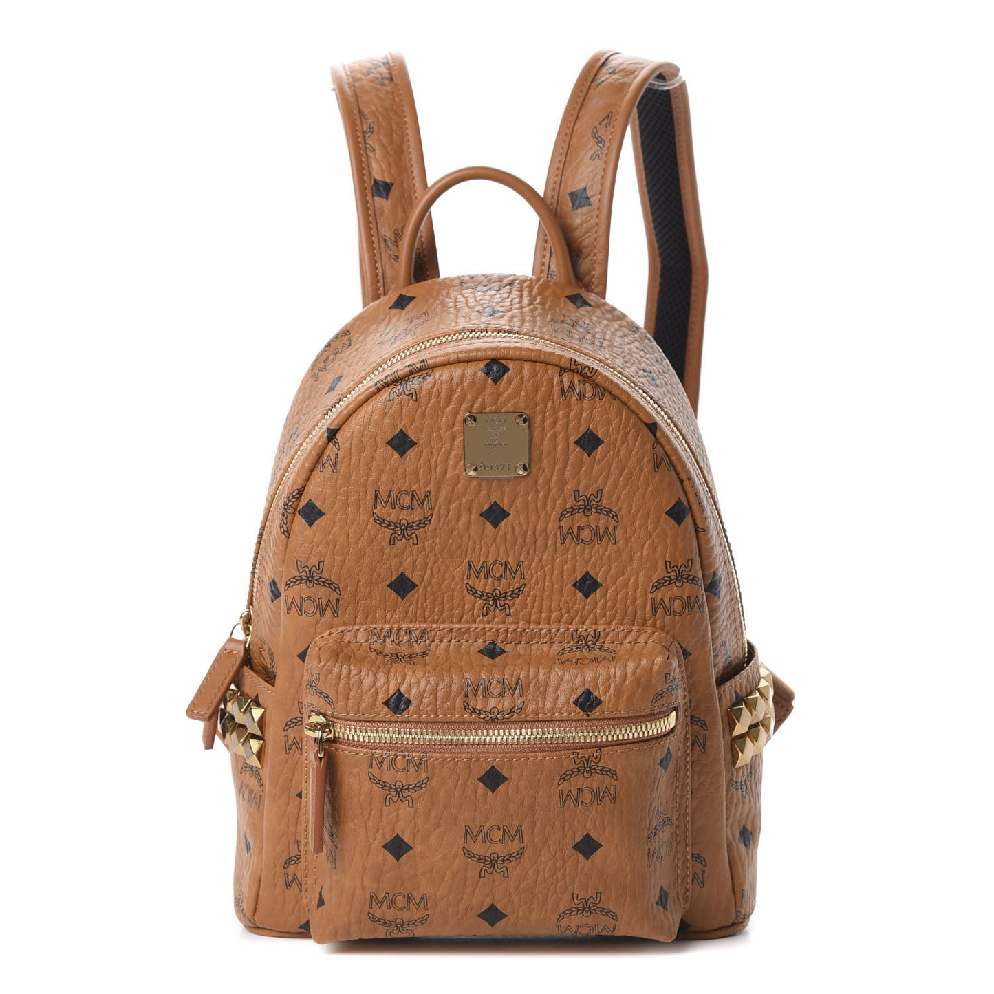 Visetos Side Stud Mini Stark Backpack Cognac