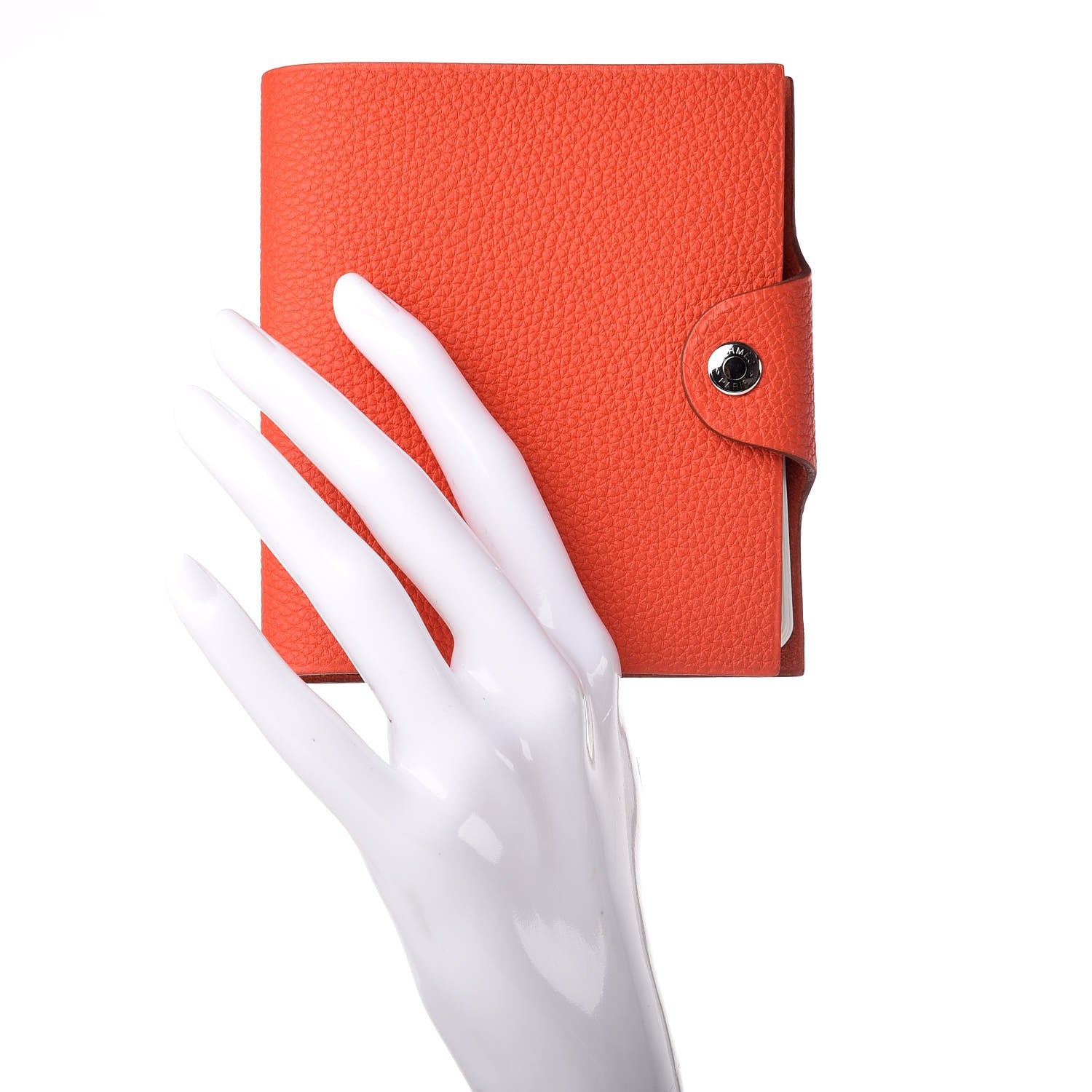Hermes Togo Ulysse Mini Notebook Capucine 2 of 9