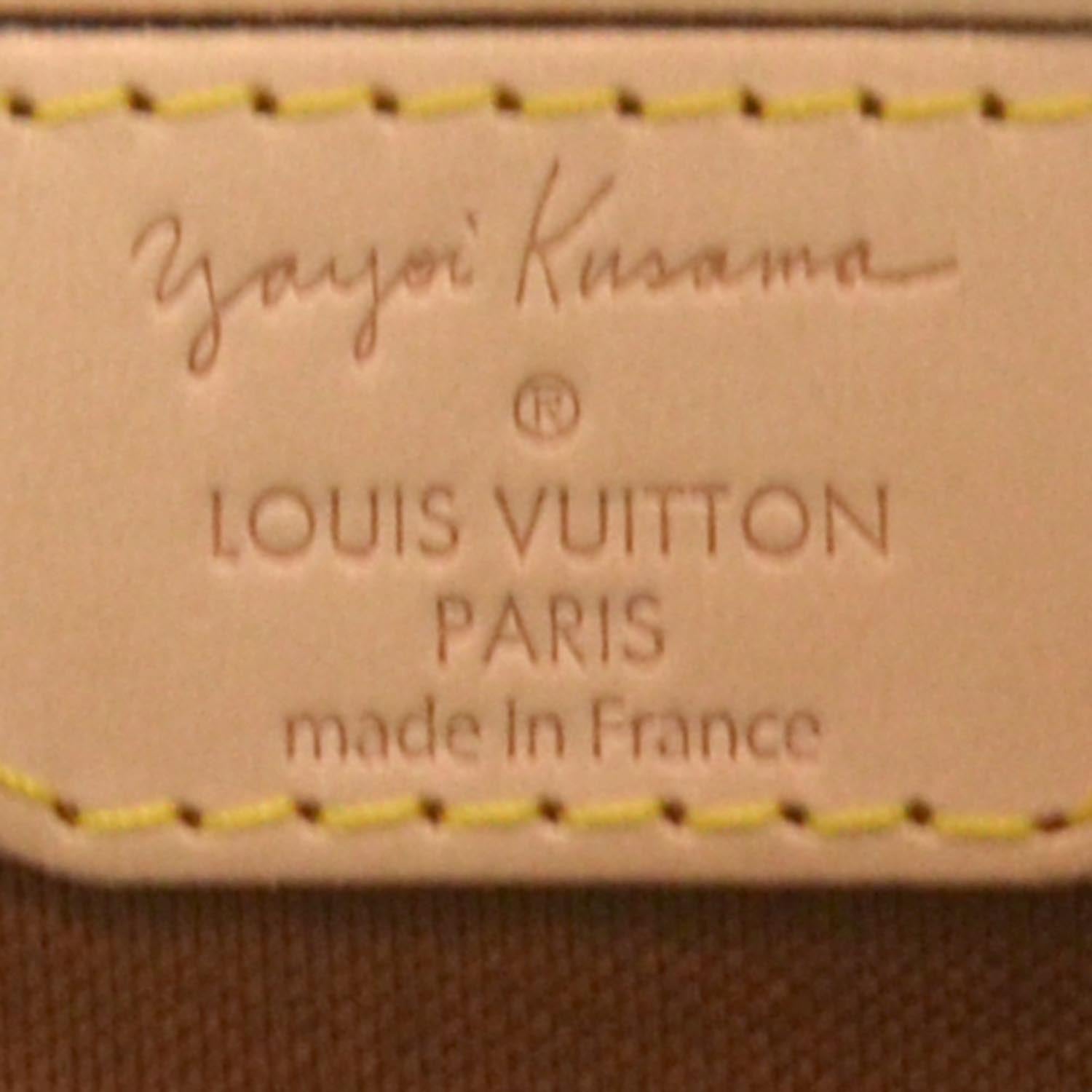 Louis Vuitton Monogram Kusama Town Speedy 30 Yellow 5 of 8
