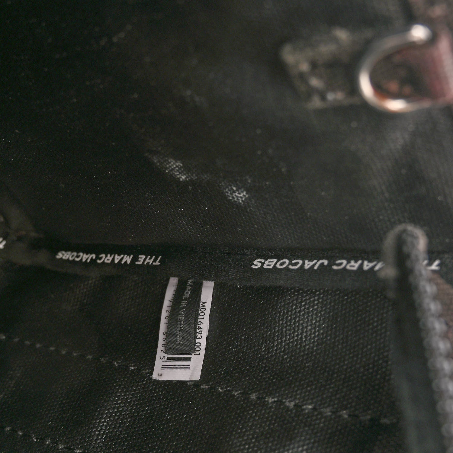 Marc Jacobs Cotton Canvas Mini The Traveler Tote Bag Black 6 of 18