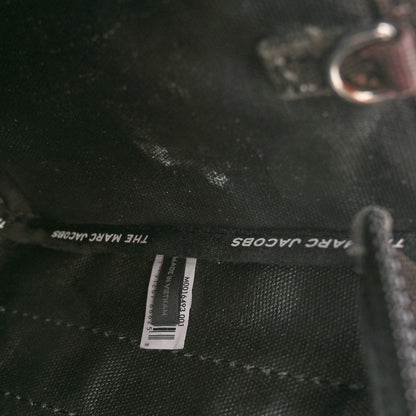 Marc Jacobs Cotton Canvas Mini The Traveler Tote Bag Black 6 of 18