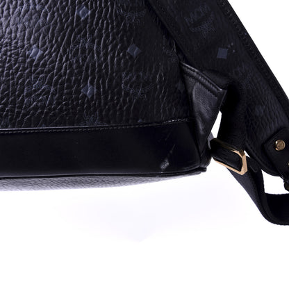 MCM Visetos Medium Studded Dual Stark Backpack Black 9 of 9