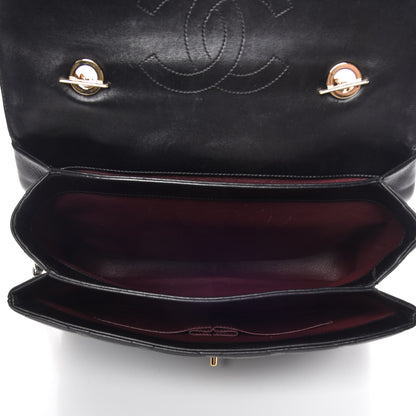 Chanel Lambskin Quilted Large Trendy CC Dual Handle Flap Bag Black 8 of 15
