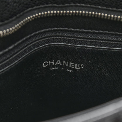 Chanel Caviar Quilted Medallion Tote Black 6 of 10