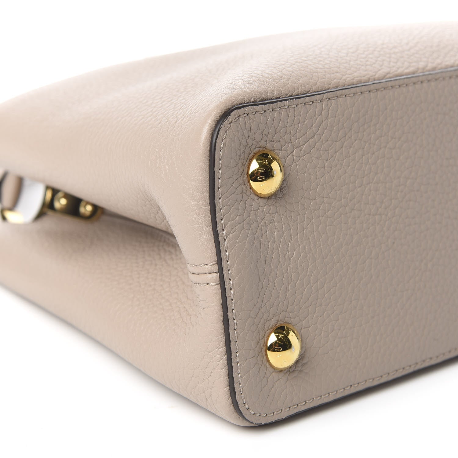 Louis Vuitton Taurillon Capucines PM Galet 5 of 9