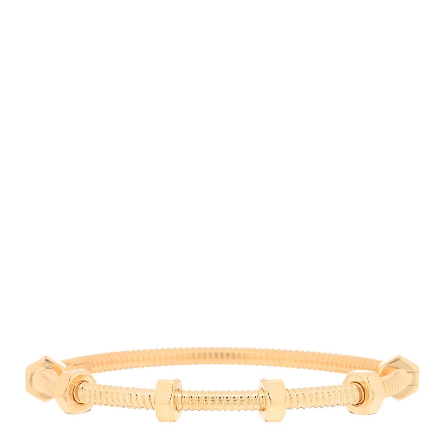 18K Yellow Gold Ecrou de Cartier Bracelet 15