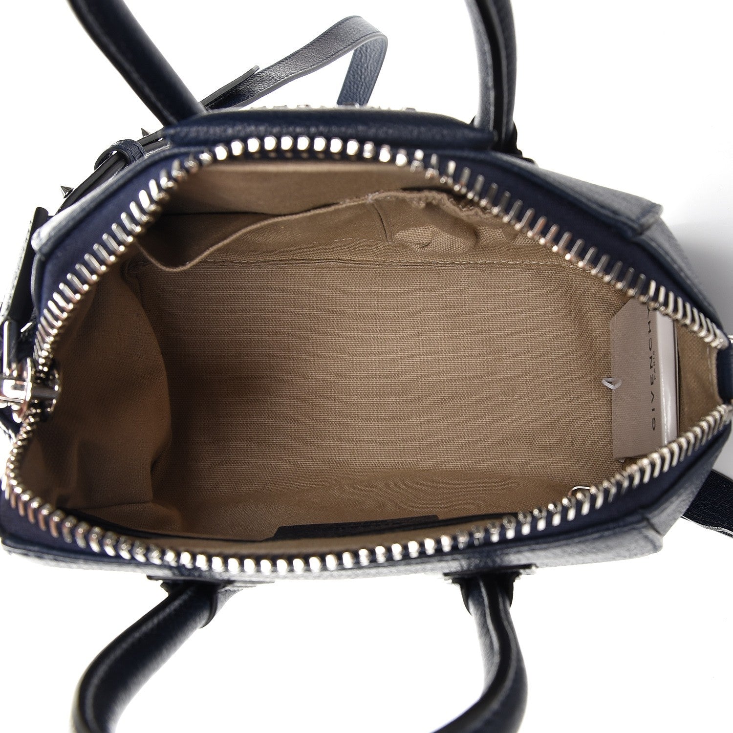 Givenchy Sugar Goatskin Mini Antigona Night Blue 6 of 9