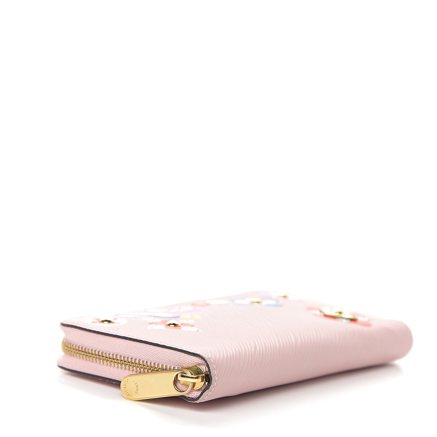 Epi Blooming Flowers Zippy Wallet Rose Ballerine