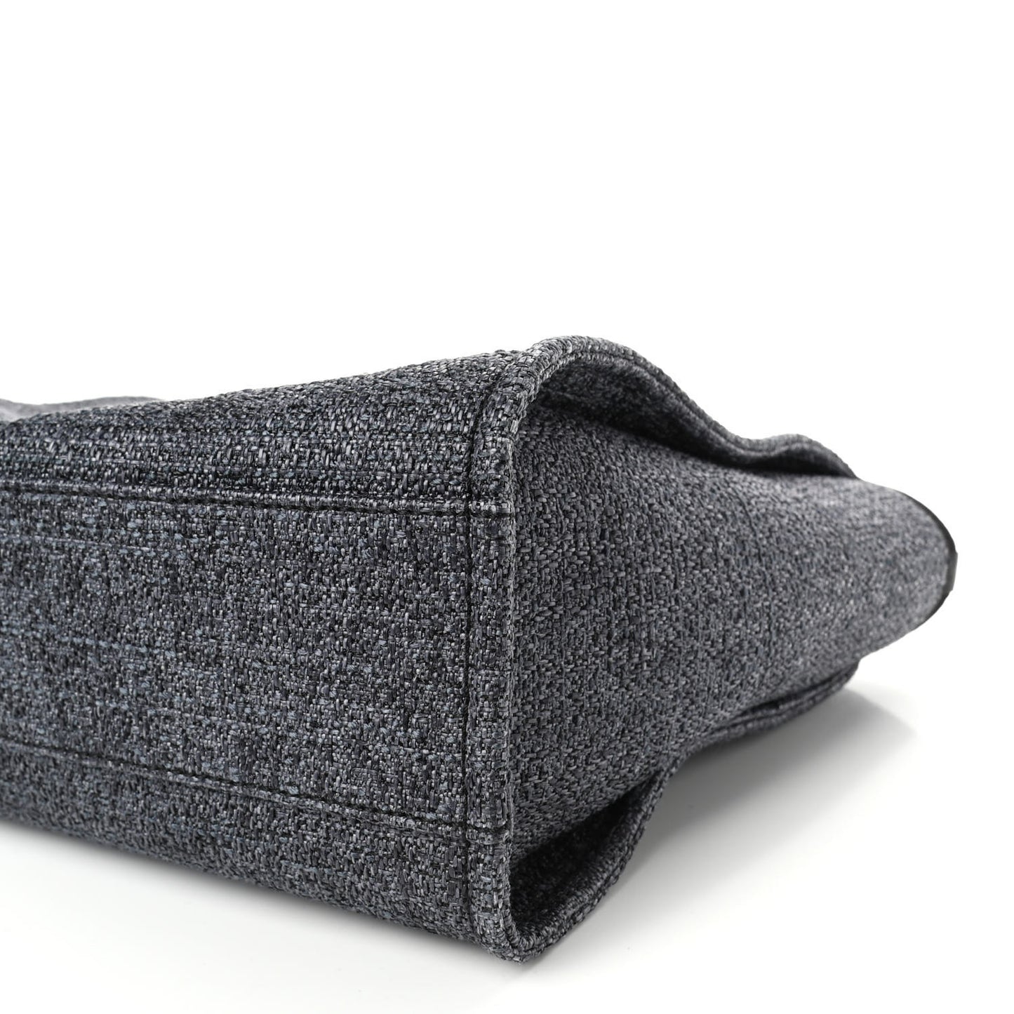 Lurex Boucle Small Deauville Tote Black
