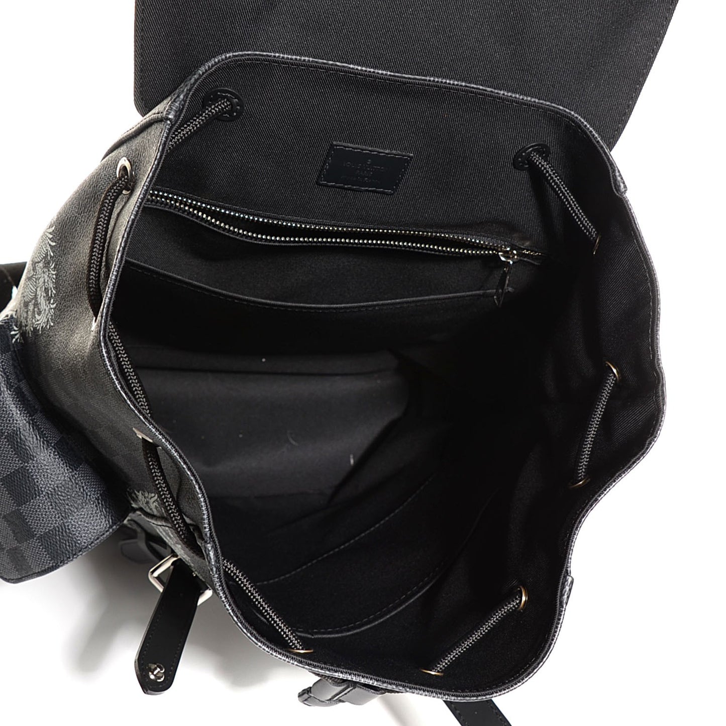 Damier Graphite Rope Christopher PM White