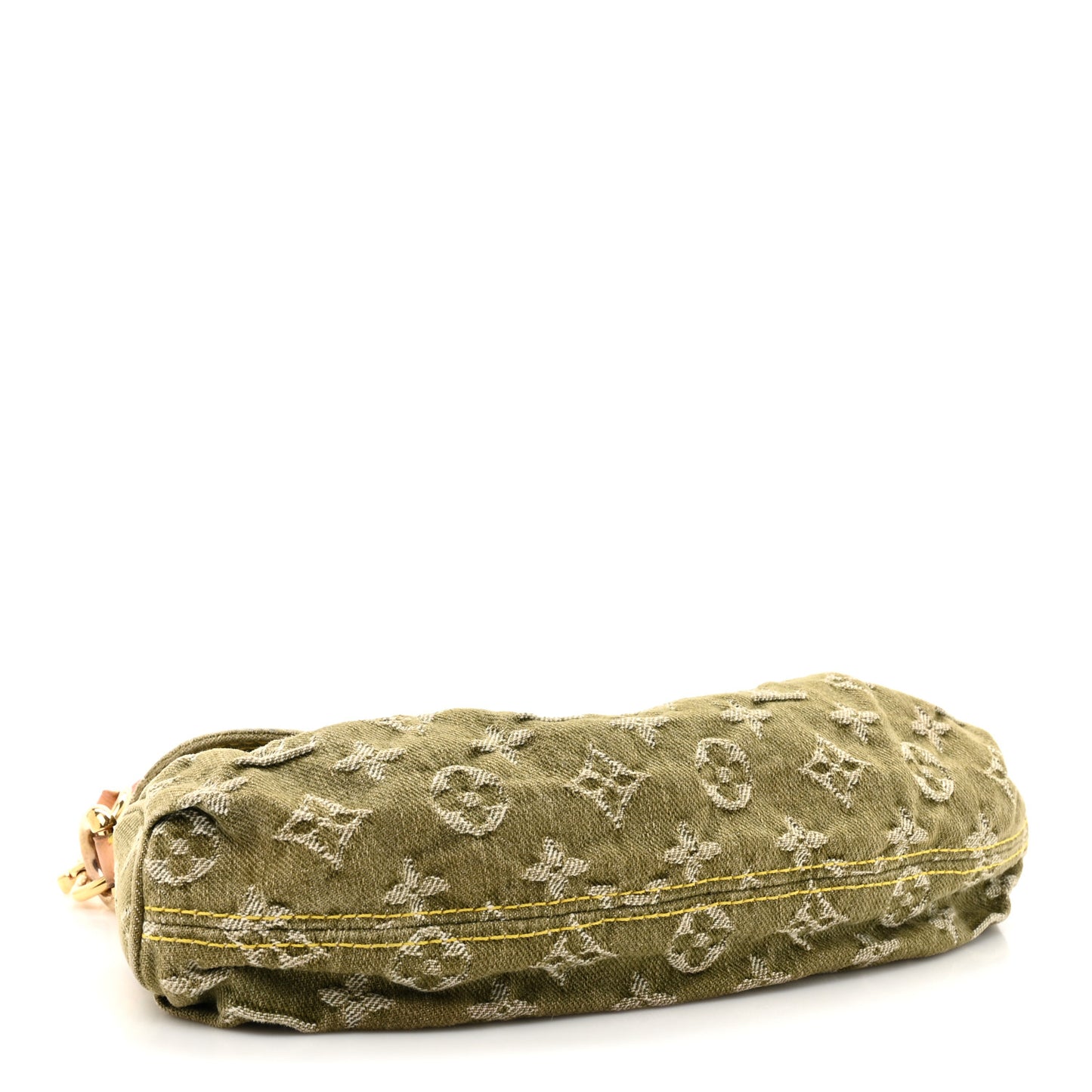 Monogram Denim Mini Pleaty Lichen