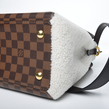 Louis Vuitton Damier Ebene Shearling Normandy 7 of 10