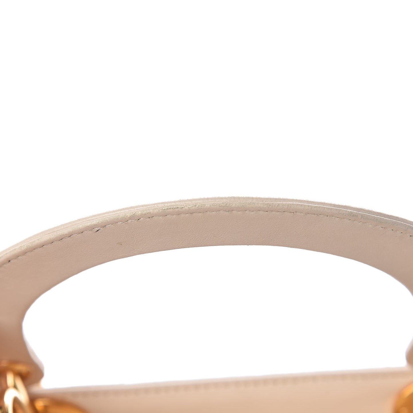 Lambskin Cannage Medium Lady Dior Light Beige