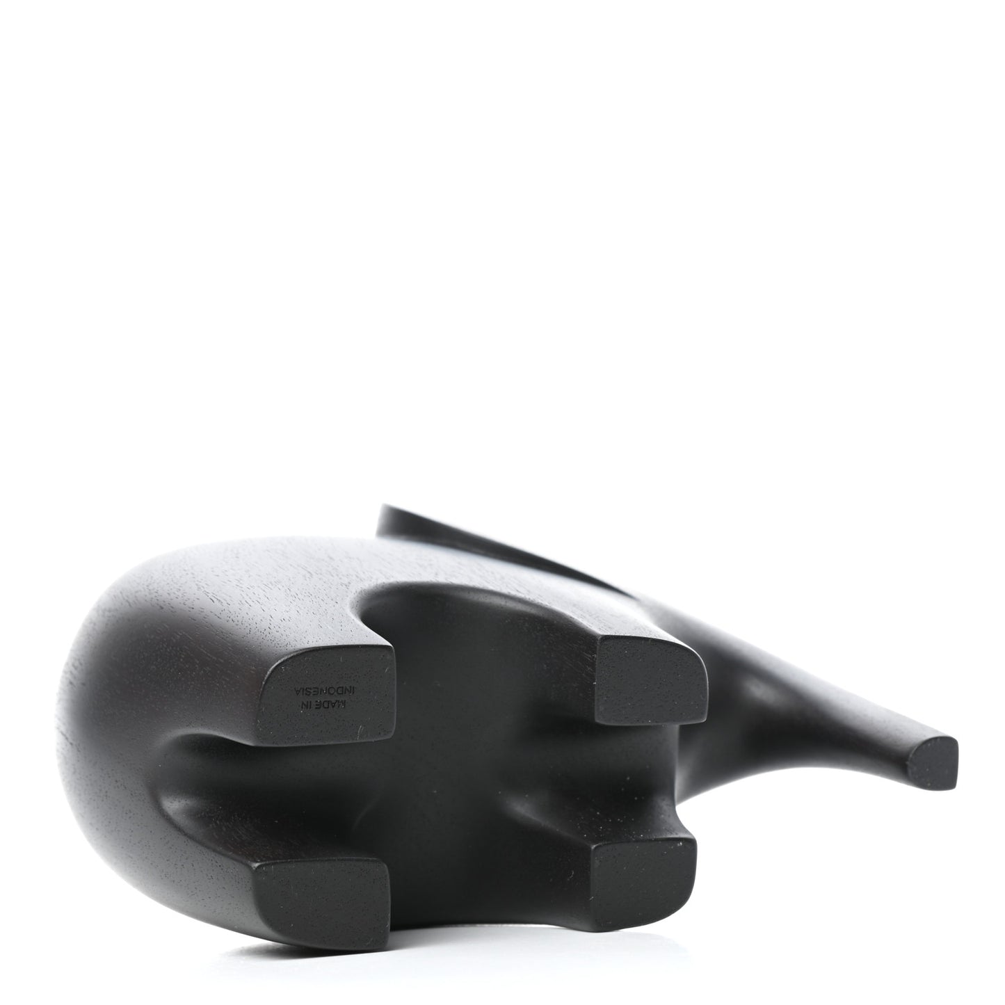 Mahogany Wood Elephant Lao Paperweight Acajou Ebenise