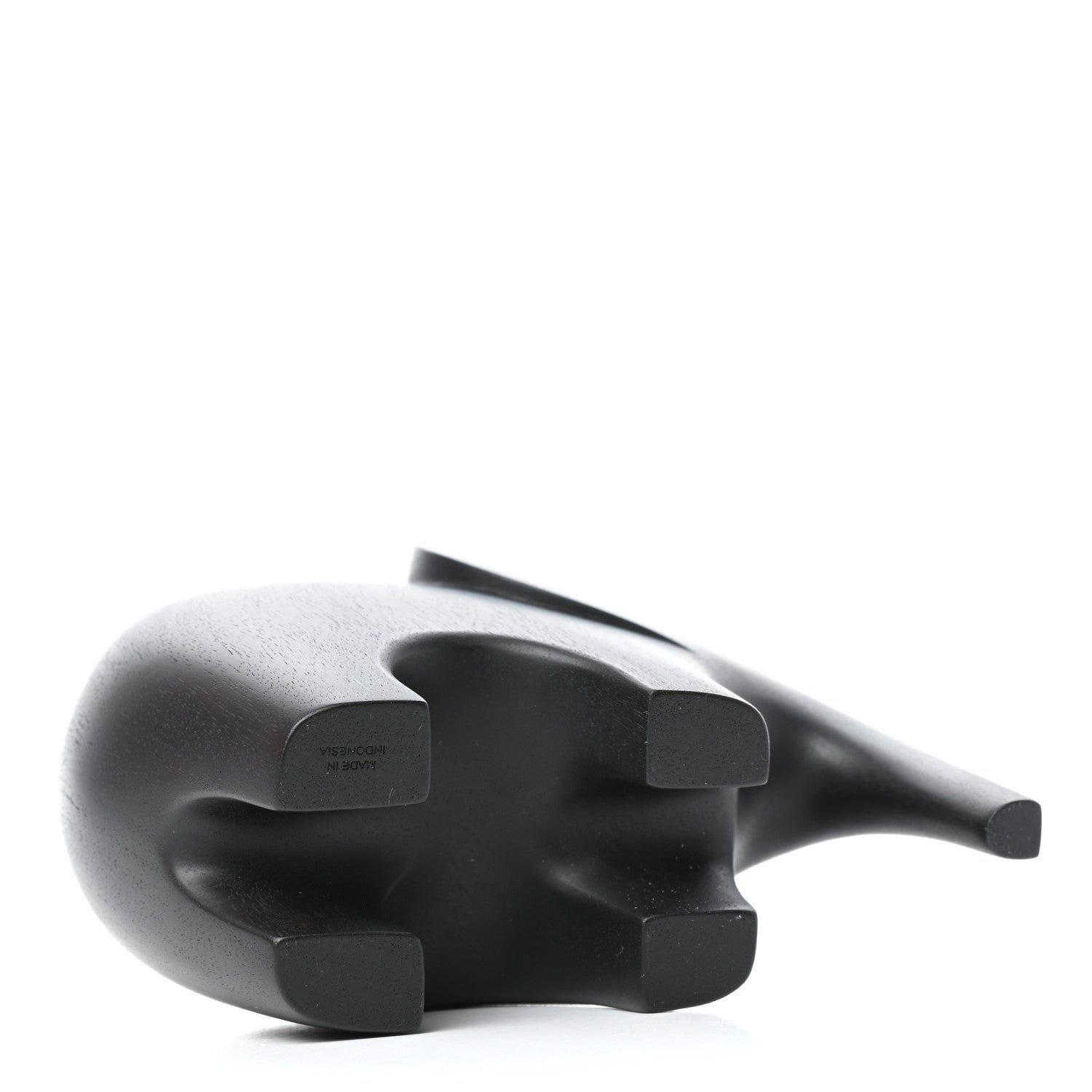 Hermes Mahogany Wood Elephant Lao Paperweight Acajou Ebenise 4 of 7