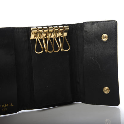 Chanel Caviar Timeless CC 6 Key Holder Case Black 5 of 6
