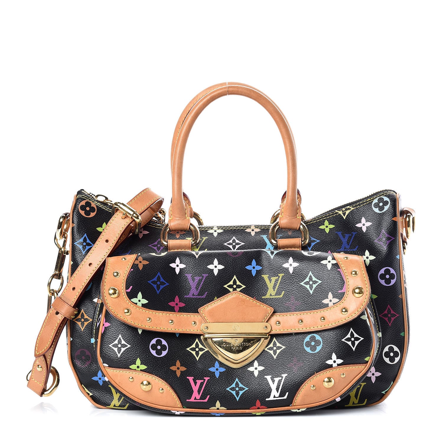 Louis Vuitton Monogram Multicolor Rita Black 1 of 20
