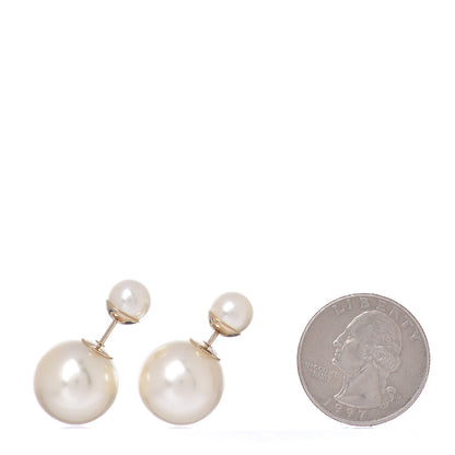 Christian Dior Pearl Mise En Dior Tribal Earrings 2 of 5