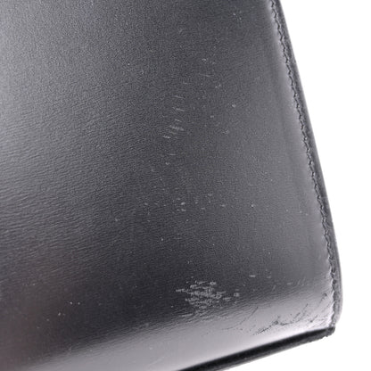 Saint Laurent Smooth Calfskin Medium Classic Monogram Cassandra Top Handle Black Rouge Legion 17 of 19