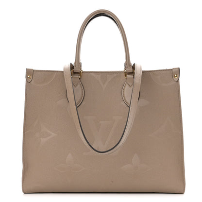 Louis Vuitton Empreinte Monogram Giant Onthego MM Tourterelle 1 of 10