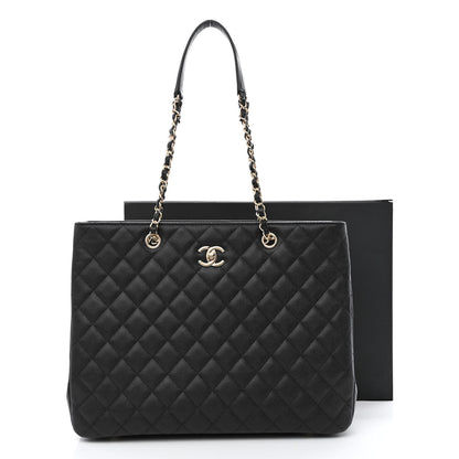 Chanel Caviar Quilted Large Shopping Tote Black 11 of 11