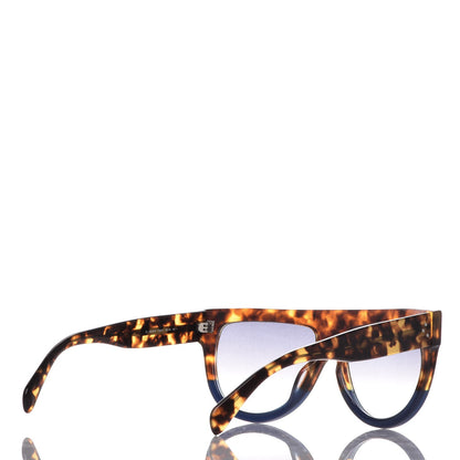 Celine Shadow Sunglasses CL 41026/S Havana Blue 4 of 8