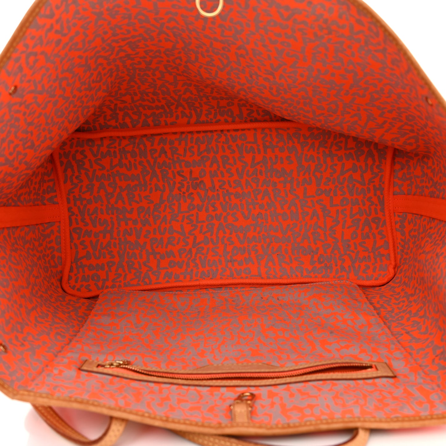Monogram Graffiti Neverfull GM Orange