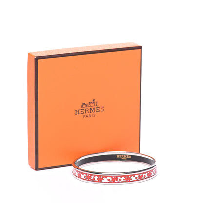 Hermes Enamel Printed Narrow Balcons Du Guadalquivir Bracelet 65 6 of 6