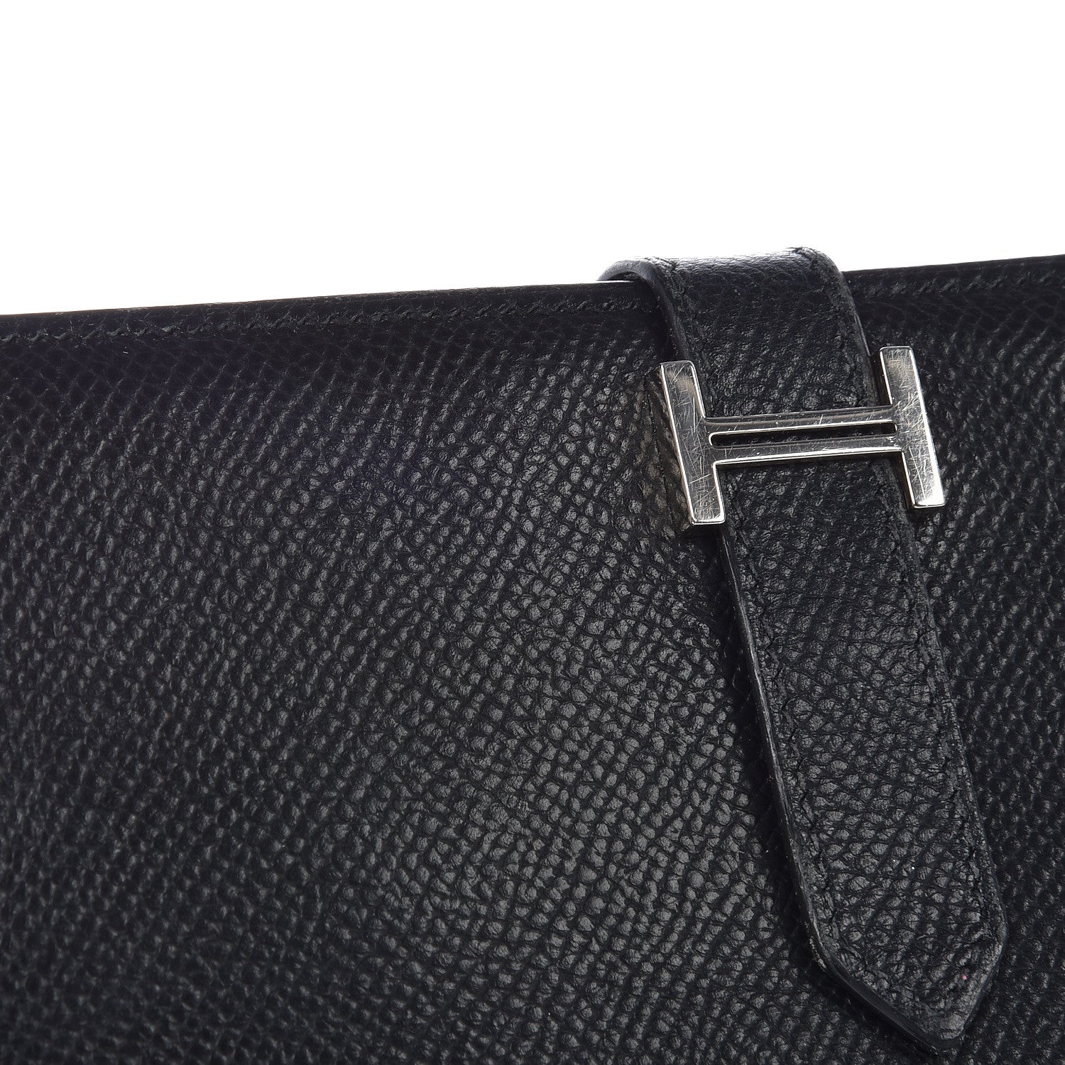 Hermes Epsom Bearn Gusset Wallet Black 9 of 13