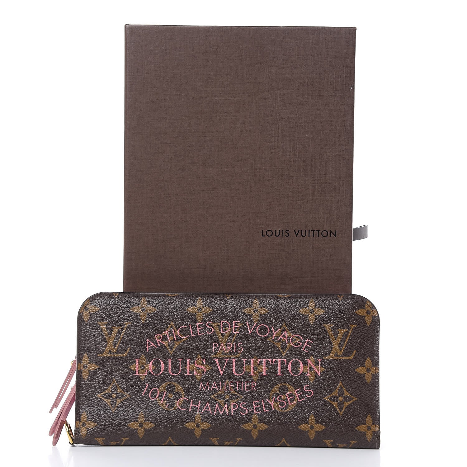 Louis Vuitton Monogram Articles de Voyage Ikat Insolite Wallet Rose Velours 11 of 11