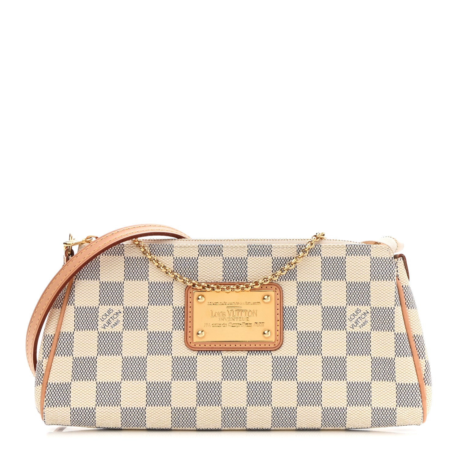 Louis Vuitton Damier Azur Eva Clutch 1 of 9