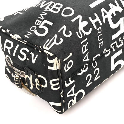 Chanel Canvas 31 Rue Cambon Cosmetic Pouch Black 9 of 10