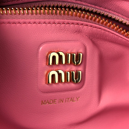 Miu Miu Ayers Medium Beau Top Handle Bag Petal Pink 6 of 9