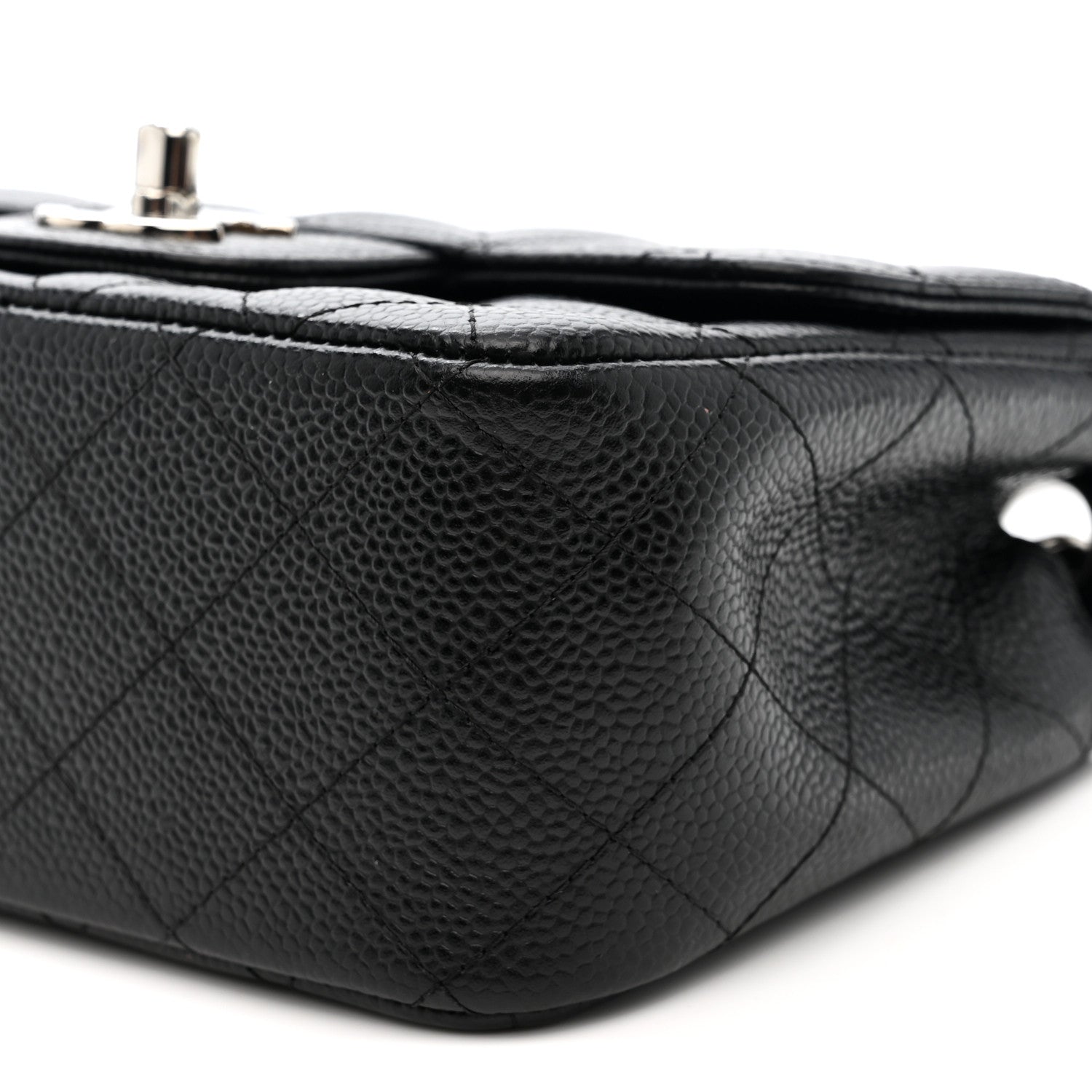 Chanel Caviar Quilted Mini Square Flap Black 10 of 10