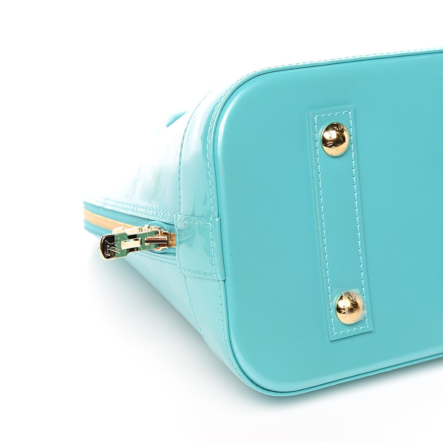 Louis Vuitton Vernis Alma PM Blue Lagon 7 of 8