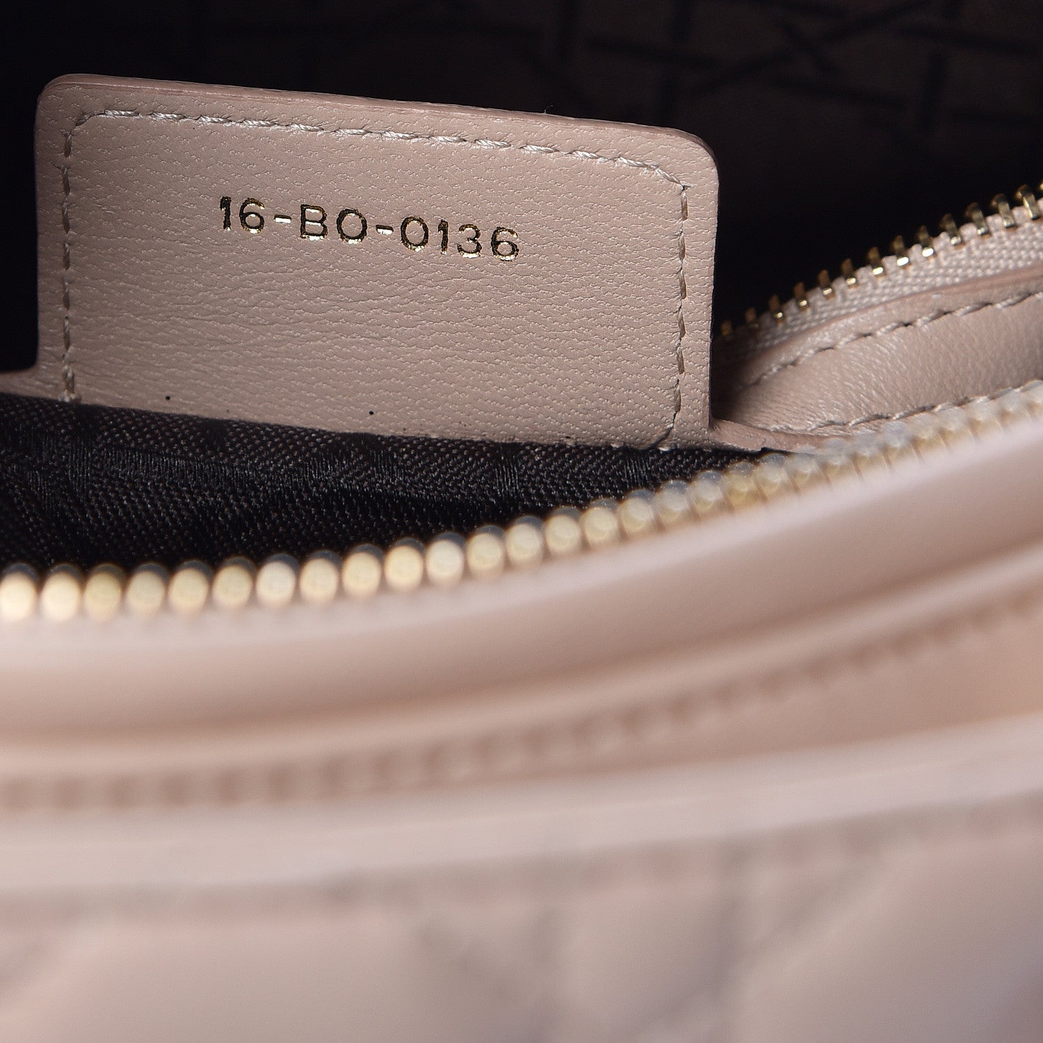 Christian Dior Lambskin Cannage Large Lady Dior Beige 7 of 11